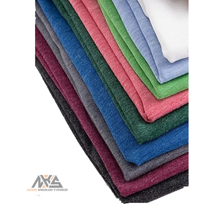 เสื้อทูนิคนิตติ้งคุณภาพพรีเมียมสำหรับผู้หญิง เสื้อยืดลำลองคอกลมสำหรับออกกำลังกายในฤดูร้อน ลายพิมพ์บล็อกสี ทรงปกติ ระบายอากาศได้ดี - Product Image 6