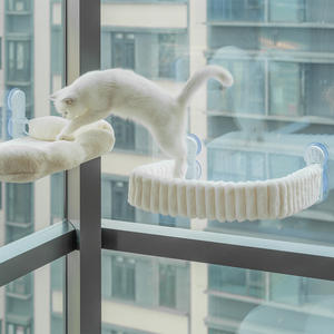 Cama colgante para gato, hamaca con ventosa, para tomar el sol y descansar - Product Image 3