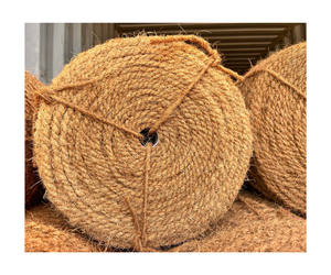 Corde en fibre de coco brute écologique en gros, fibre de coco naturelle, haute finesse, longueur personnalisable, utilisée pour la fabrication de tapis en fibre de coco, Vietnam - Product Image 6