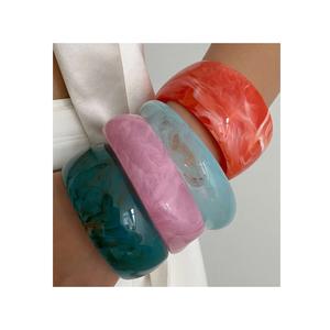 High Quality Resin Bangles for Women Durable Lightweight Comfortable Fit Stylish Fashion Accessory Traditional Styling - Product Image 3