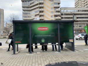 Alta calidad oro rectángulo aluminio LED decorativo desplazamiento caja de luz autobús refugio quiosco al aire libre publicidad precio competitivo - Product Image 3