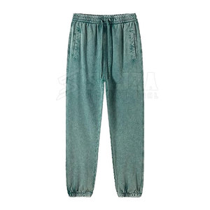 Service de vente en gros OEM de pantalons de jogging délavés à l'acide pour hommes nouveau design pantalons délavés à l'acide pour hommes meilleur prix taille adulte pantalons délavés à l'acide pour hommes - Product Image 2