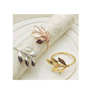 ที่ใส่แหวนผ้าเช็ดปากสำหรับตกแต่งโต๊ะที่ใส่กระดาษทิชชู่ที่ใส่กระดาษเช็ดปากโลหะขัดเงาสีทอง - Product Image 6