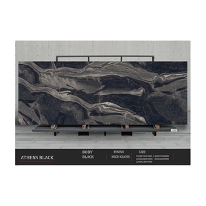 Bộ sưu tập độc đáo bóng mờ kết thúc 1200x2800mm đánh bóng đá cẩm thạch màu xanh lá cây thêm gạch lớn hơn kích thước tấm gốm - Product Image 2