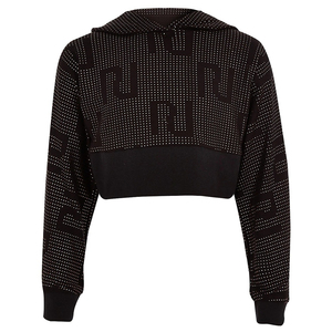 Sudadera Corta Holgada con Capucha para Mujer, Diseño Nuevo, Sudadera de Algodón con Logotipo Personalizado en la Parte Delantera - Product Image 6