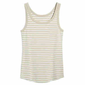 2025 Nueva camiseta sin mangas de algodón para mujer, camisetas sin mangas ajustadas de alta calidad para mujer, cómodas camisetas sin mangas con logotipo personalizado de alta calidad, servicio OEM - Product Image 5