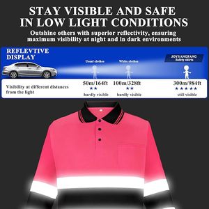 Polo de sécurité à manches longues haute visibilité de haute qualité avec logo sur mesure fabriqué par des commerçants Wings en gros - Product Image 3