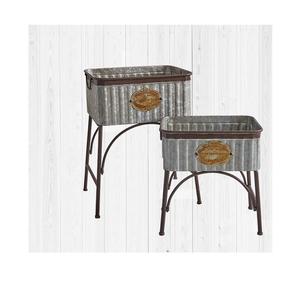 Pot de fleur décoratif en métal de nouvelle qualité utilisé pour la maison et le jardin Pot de jardinière taille personnalisée fait à la main en vrac - Product Image 5