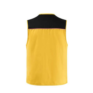 Gilet léger à col en V en maille respirante et à séchage rapide pour hommes utilitaire de poche pratique pour l'été gilet à col en V respirant pour l'extérieur - Product Image 6