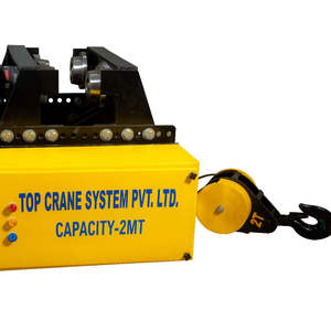 Palan électrique robuste de 2 tonnes à câble métallique pour équipement de levage de grue industrielle, idéal pour les ateliers d'usines et l'approvisionnement en vrac - Product Image 4