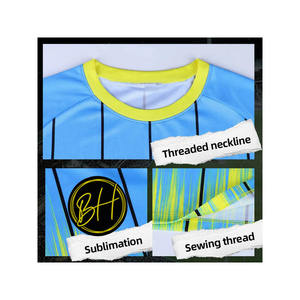 Ensemble de maillots de football professionnel 3D personnalisable pour hommes tissu sublimé à séchage rapide nouveau pour vêtements de football - Product Image 6