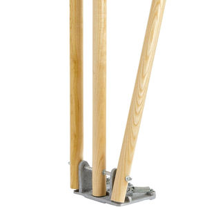 Wickets de cricket personalizados de marca paquistaní de alta calidad Wickets de resorte de madera con 3 tocones y 2 fianzas - Product Image 5
