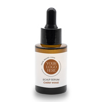 Suero Capilar de Madera de Cedro de Marca Privada, Aceite Esencial para el Crecimiento del Cabello, Anticaspa, Sin Alcohol, Engrosador/Voluminizador, Ácido Hialurónico