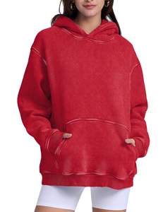 Vente en gros de sweats à capuche unisexes de haute qualité 100% coton sweat-shirt oversize basiques sweat à capuche en coton mélangé motif imprimé - Product Image 4