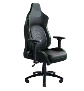 Gaming <b>Chair</b>: Ergonomic Lumbar Support System - Multi-Layered Synthetic Leather - High Density Foam <b>Cushions</b> - Product Image 1