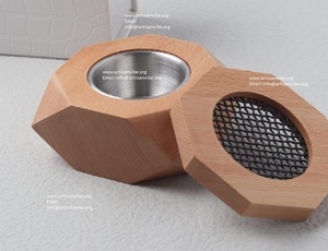 Wooden <b>Oud</b> Incense <b>Burner</b> Decorative Arabic Bakhoor Holder for Aromatic Home Use Aromatherapy Diffuser - Product Image 3