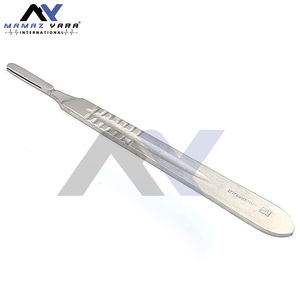 Instrument chirurgical manuel de qualité supérieure Manche de scalpel en acier inoxydable de qualité supérieure #4 Outil médical de précision Compatible #20 #24 Lames - Product Image 3