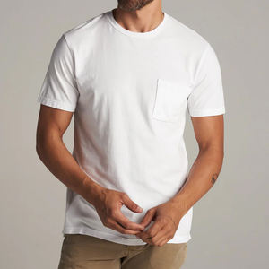 <b>Mens</b> Tshirts Bio Cotton Jersey <b>Men's</b> <b>T</b>-<b>shirts</b> Custom <b>T</b> <b>Shirt</b> for <b>Men</b> Short Sleeve Tee <b>Shirt</b> Oversize Tshirt With <b>Pocket</b> - Product Image 2