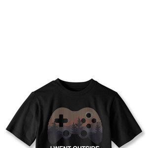 เสื้อยืดคอวีแขนสั้นผ้าฝ้ายเจอร์ซีย์พิมพ์ลายกราฟิกคอนโทรลเลอร์เกมทรงปกติสำหรับผู้ชายแบบขายส่งตามสั่ง - Product Image 5