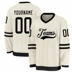 Maillot de hockey sur glace personnalisé, respirant et léger, vêtements de sport OEM avec logo et design sur mesure - Product Image 5
