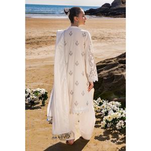 Ensemble de costume pour femme en jacquard brodé non cousu en 3 pièces avec dupatta en coton Zari MJ-52003 - Product Image 4