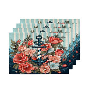 100% pur coton matériel best-seller napperon de Table de cuisine à domicile avec impression personnalisée avec marque privée - Product Image 6