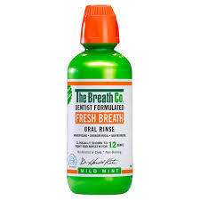 Breath Co <b>Mouthwash</b> Mild Mint 500ml Alcohol Free Fresh Breath Oral Rinse CE Certified UK Origin for Daily Use - Product Image 2