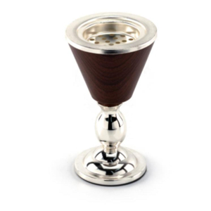 Hotel Resorts <b>Incense</b> <b>Holder</b> <b>Aromatherapy</b> <b>Diffuser</b> Mabkhara <b>Incense</b> <b>Holder</b> Handmade Black Metal Bakhoor Burner With Wooden Base - Product Image 6