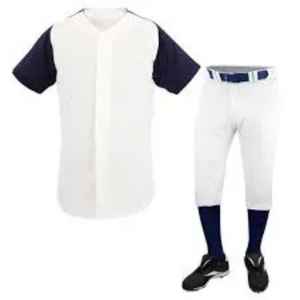 100% Polyester cousu/imprimé rayé entièrement Sublimation propre personnaliser la couleur et la conception uniforme de Baseball maillot de Baseball personnalisé - Product Image 4