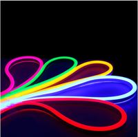 Tira de Luces LED RGB Rojas, IP67, Resistentes al Agua, Flexibles, Personalizadas OEM para Uso en Automóviles, Ajuste Universal, Certificación CE, Sistema de Iluminación Automotriz DC