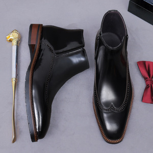 Zapatos Oxford de Piel de Becerro Francesa para Hombre, Zapatos Formales Premium Lisos con Cordones Cosidos a Mano para Negocios y Bodas - Product Image 4