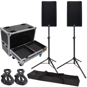 Nuovi Altoparlanti Amplificati a Due Vie Serie K12.2 K2 da 12 Pollici 2000W con Supporti, Cavi e Borse per il Trasporto - Product Image 1