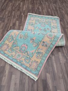 พรมวิ่งทำมือจากขนสัตว์ถักด้วยมือ สีสันสดใส ทนทาน หรูหรา สไตล์โมเดิร์น สำหรับตกแต่งบ้าน พรมสำหรับสวดมนต์ ห้องนั่งเล่น ห้องเด็ก สำนักงาน โรงแรม - Product Image 2