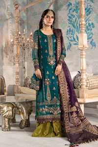 Best Quality 3-Piece Women's <b>Wedding</b> <b>Long</b> <b>Dresses</b> Latest Design Garara Suits Indian & Pakistani Fashion Wear - Product Image 6