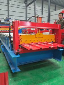 제조 컬러 스틸 루핑 시트 기어 및 베어링 380V 금속 만들기 기계 - Product Image 4