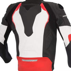 Chaqueta de carreras de motos impresa a prueba de viento personalizada para hombres Material de PU de alta calidad manga completa personalizable - Product Image 6