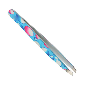 Pinzas para cejas de acero inoxidable de alta calidad de primera calidad, Punta puntiaguda, logotipo personalizado ecológico, papel de herramienta de maquillaje para depilación - Product Image 6