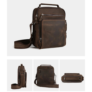 กระเป๋าสะพายคาดลำตัวหนังแฟชั่นสำหรับผู้หญิงกระเป๋าหนังติดป้ายแบรนด์ตามต้องการ - Product Image 6