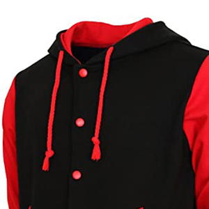 Nouveaux hommes hiver unisexe bouton vers le bas collège Letterman Bomber vestes personnalisé Baseball Varsity veste - Product Image 5