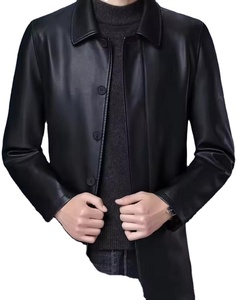 Abrigos impermeables de cuero para hombre, a la moda, ropa casual de invierno, alta calidad y bajo precio. - Product Image 1