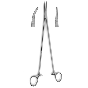 Pinces à pont droites et courbées en acier inoxydable pour chirurgie thoracique – Instruments médicaux pour chirurgie cardiothoracique - Product Image 1
