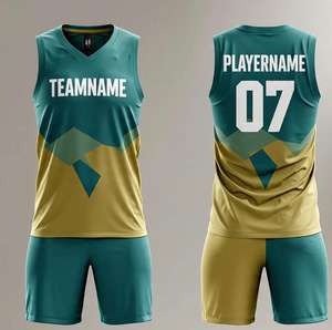 Uniforme de Baloncesto Transpirable Unisex para Jóvenes, Jersey de Equipo Personalizable para Entrenamiento de Verano, Conjuntos de Uniformes Deportivos para Exteriores - Product Image 5