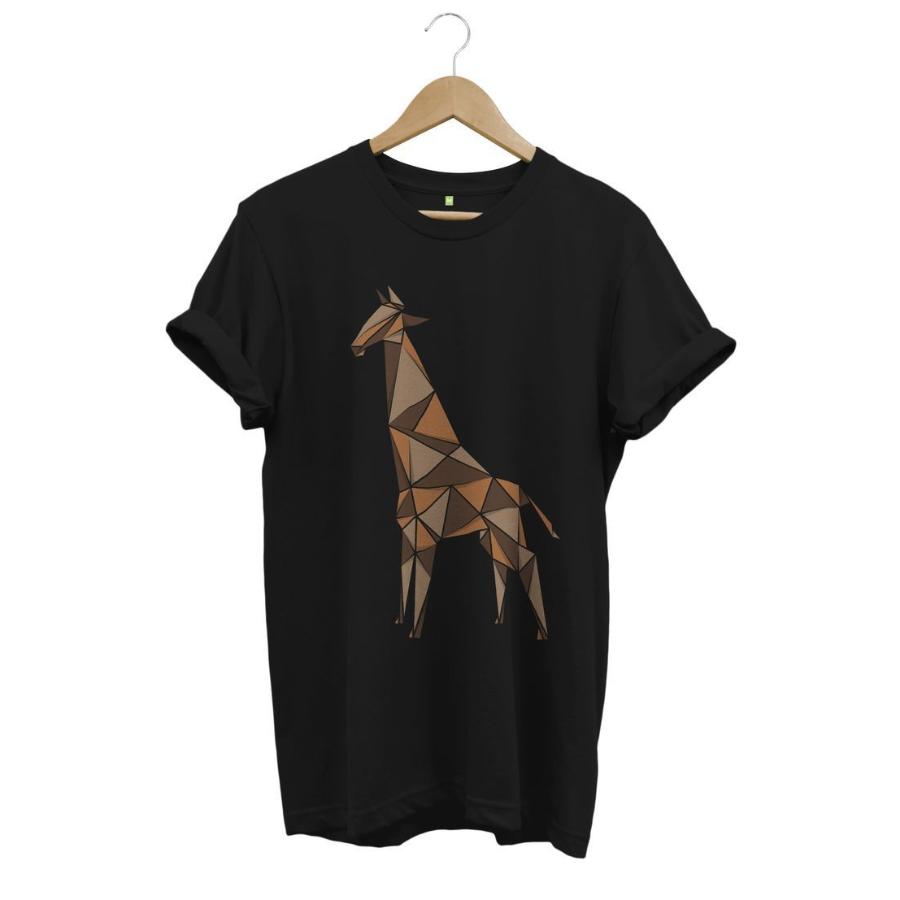 camiseta con estampado de jirafa de moda: