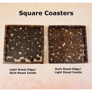 Multi Design Brown Color Coasters Customized Tabletop Decoration Trending Drink Ware Mat and Pads <b>Glass</b> Holder Functional - Product Image 4