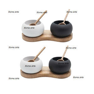 ชุดภาชนะบรรจุมาซาลาสีขาว3ชิ้นดีไซน์สุดมหัศจรรย์ทรงกลมใช้ในครัวบ้านพริกไทยเกลือสำหรับขายร้อน - Product Image 6