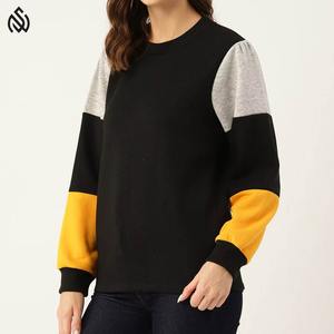 Sudadera de mujer Plain Dyed Crewneck Plus Size Pullover Sudadera para ropa de invierno Sudadera de Overseas Sports - Product Image 2