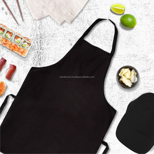 Customized Design Eco-Friendly 100% Cotton Sleeveless Waist <b>Kitchen</b> <b>Apron</b> at Exporter Price in India - Product Image 4