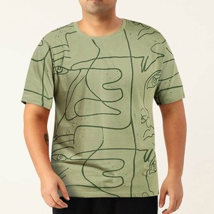 Top hommes respirant durable 100% coton hommes t-shirts fabriqués par Scoop and Score 100% coton T-shirt pour hommes coupe ample imprimé - Product Image 2