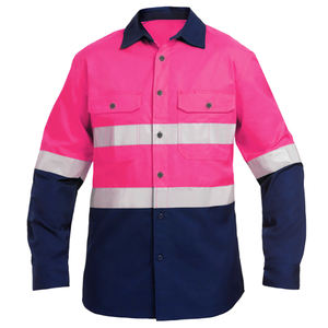 Veste de sécurité pour vêtements de travail de construction colorés de haute qualité avec col à capuche et décoration de poche Tissu résistant à l'eau - Product Image 1
