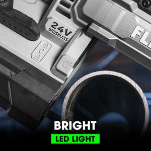 Sierra de cinta inalámbrica sin escobillas de 5 pulgadas para corte profundo, solo herramienta, para metal, azulejos y madera - para bricolaje, cargador de batería eléctrico no incluido - Product Image 1